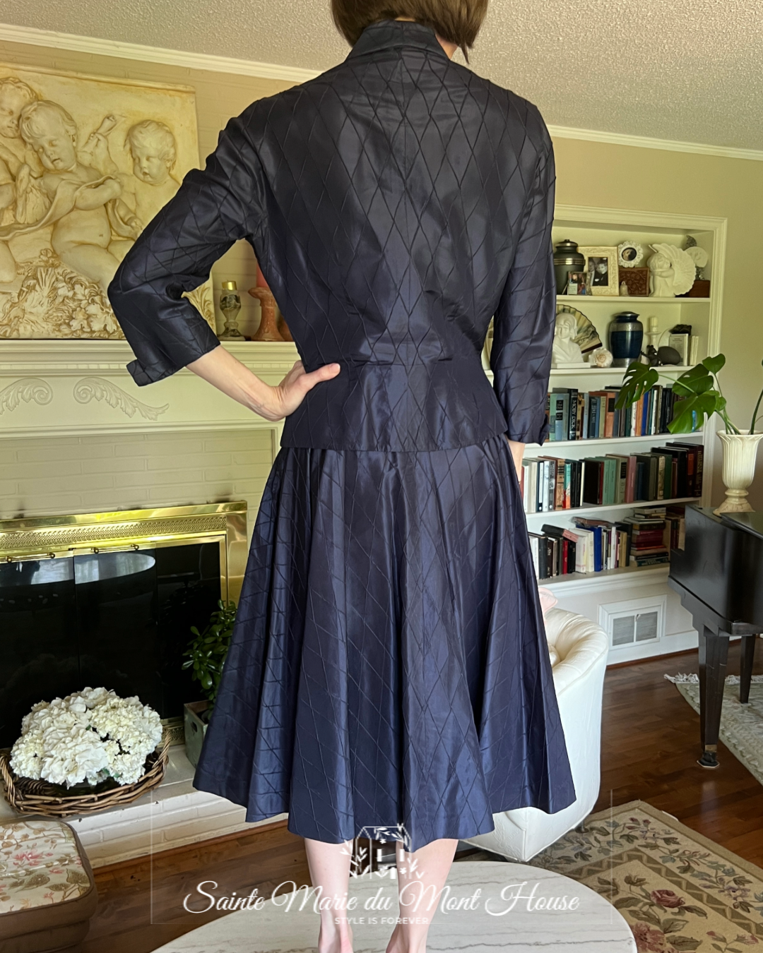 1940’s - 1950’s Two-Piece Navy Suit